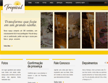 Tablet Screenshot of casatropical.com.br